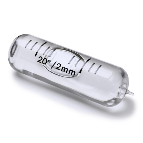 Replacement Level Glass Vial, Spirit Bubble Level, With Nib, 35mm x 11mm