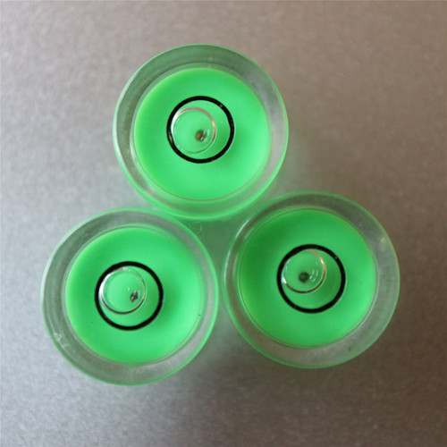 3 x Professional Spirit Bubble Level, with Metal Ball Guide - Green aqueous