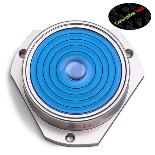 Medium Size, Metal Mounting Plumb Level - Blue Liquid