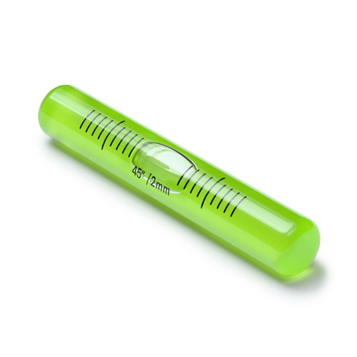 Replacement Level Glass Vial, No Nib, Green, 70mm x 11mm