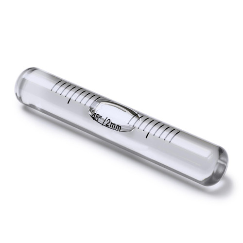 Replacement Level Glass Vial, Spirit Bubble Level, No Nib, 70mm x 11mm
