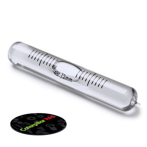 Replacement Level Glass Vial, With Nib, 70mm x 11mm - Transparent