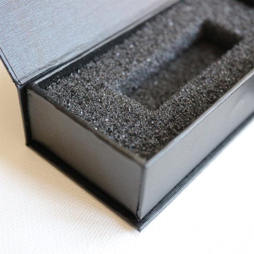 3x Black Magnetic USB Presentation Gift Boxes, Flash Drives, Photography