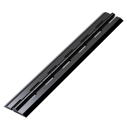 Black Acrylic Piano Hinges 300mm, Continuous Plastic Hinges