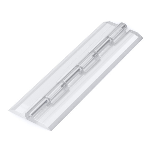 Clear Acrylic Hinges, 150mm, Piano Hinges