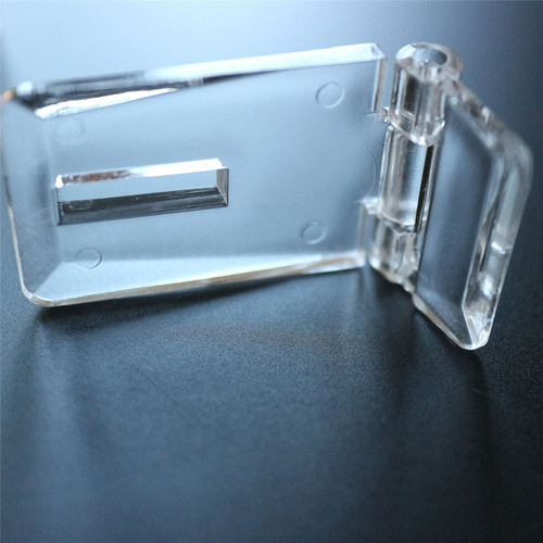 3 x Clear Acrylic Plastic Hasp & Staple 45mm