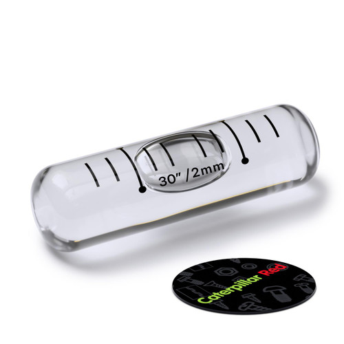 Replacement Level Glass Vial, Spirit Bubble Level, No Nib, 34 mm x 10 mm