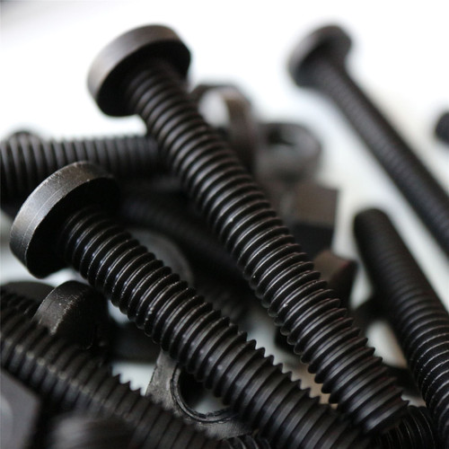 20x Black Pan Head, (PP), M6 x 40mm, Plastic Bolts, Nuts & Washers - Screws