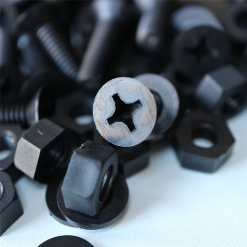 20x Black, Countersunk Cross Head, (PP), M6 x 20mm, Plastic Bolts, Nuts & Washers - Screws 20x Black, Countersunk Cross Head, (PP), M6 x 20mm, Plastic Bolts, Nuts & Washers - Screws