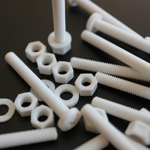 20x White, Pan Cross Head, (PP), M5 x 40mm, Plastic Bolts, Nuts & Washers -Screws 20x White, Pan Cross Head, (PP), M5 x 40mm, Plastic Bolts, Nuts & Washers -Screws