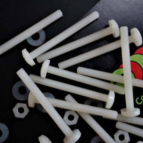 50x Nylon, Pan Cross Head, M4 x 40mm, Plastic Bolts, Nuts & Washers - Screws 50x Nylon, Pan Cross Head, M4 x 40mm, Plastic Bolts, Nuts & Washers - Screws