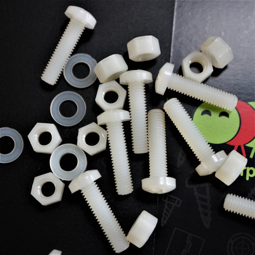 50x Nylon, Pan Cross Head, M5 x 20mm, Plastic Bolts, Nuts & Washers - Screws 50x Nylon, Pan Cross Head, M5 x 20mm, Plastic Bolts, Nuts & Washers - Screws