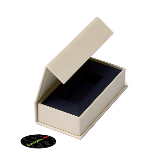 4x Cream Magnetic USB Presentation Gift Boxes, Flash Drives, Photography