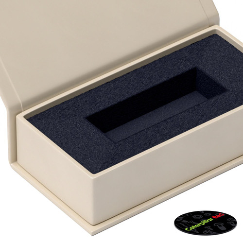 4x Cream Magnetic USB Presentation Gift Boxes, Flash Drives, Photography