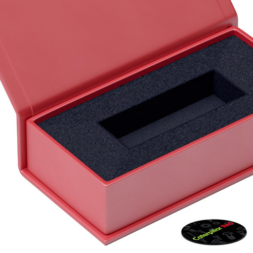 4x Red Magnetic USB Presentation Gift Boxes, Flash Drives, Photography