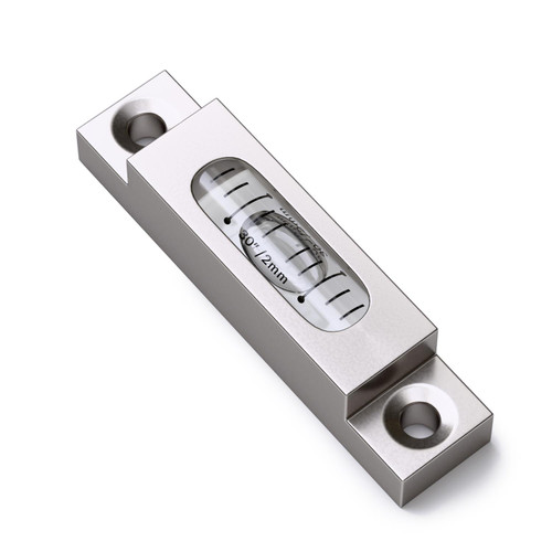 Metal Precision Level Glass Vial, Spirit Bubble Level, 66mm -MGV-661514-CS