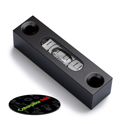 Metal Precision Level Glass Vial, Spirit Bubble Level, 58 mm, MGV-581514-CB