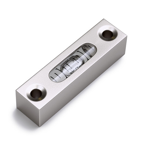 Metal Precision Level Glass Vial, Spirit Bubble Level, 58mm, MGV-581514-CS