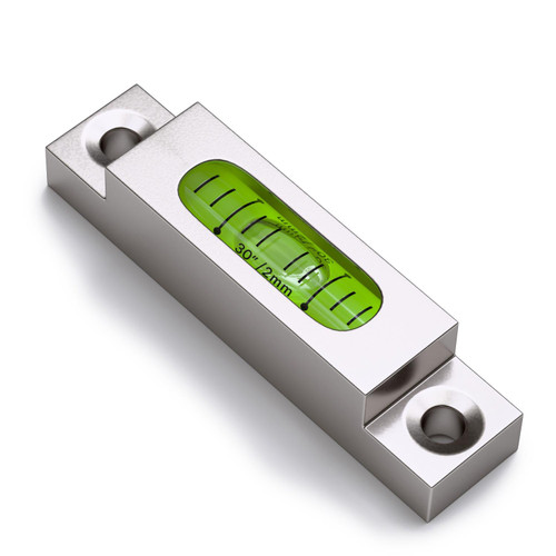 Metal Precision Level Glass Vial, Spirit Bubble Level, 66mm -MGV-661514-GS