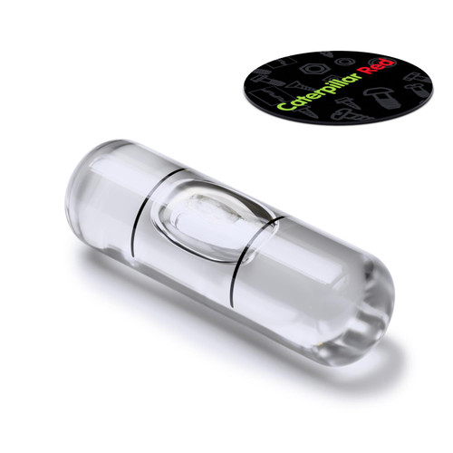Replacement Level Glass Vial, Spirit Bubble Level, No Nib, 25 mm x 8 mm