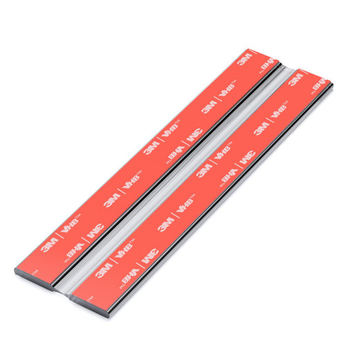 4x 150 mm Clear Acrylic Flexible Hinges, Self-Adhesive, No Glue Required