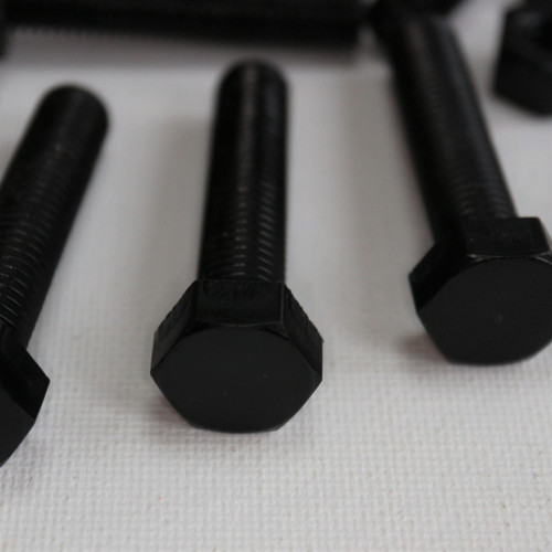 10x Black, Hex Head, Nylon, M10 x 50mm, Plastic Bolts,Nuts & Washers, -Screws