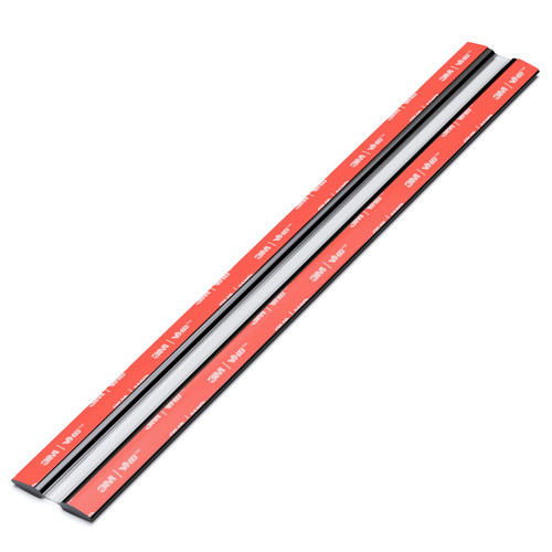 4x 300mm Black Acrylic Flexible Hinges, Self-Adhesive, No Glue Required