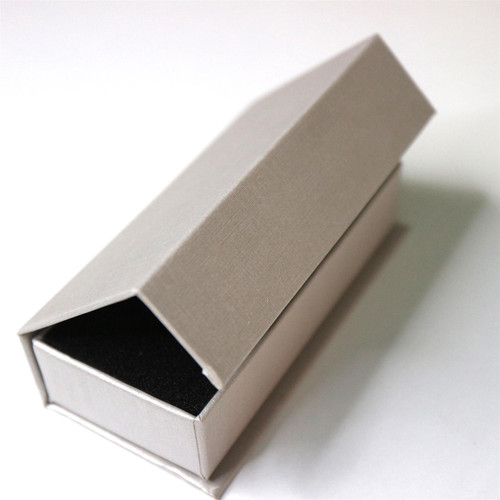 4x Textured Silver Magnetic USB Presentation Gift Boxes, Flash Drives