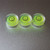 3x Small Tiny Yellow Spirit Bubble Level 15mm - Mini Bullseye Round Vial