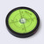 Metal 60mm Diameter Bullseye Spirit Bubble Level, Degree Marking, Green