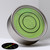 Small Metal Round Circular Bulls Eye Spirit Bubble, Surface Level Tool Clock