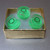 3 x Professional Spirit Bubble Level, with Metal Ball Guide - Green aqueous