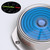 Metal Flanged 42mm Diameter Bullseye Spirit Bubble Level, Round, Blue