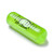 Replacement Level Glass Vial, with nib, 35mm x 11mm - Green