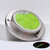 Metal Flanged 100mm Diameter Bullseye Spirit Bubble Level, Round, Green