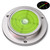 100mm Flanged Metal Bubble Degree Level - Green