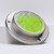 Metal Flanged 100mm Diameter Bullseye Spirit Bubble Level, Round, Green