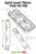 Replacement Level Glass Vial, Spirit Bubble Level, No Nib, 70mm x 11mm