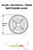Metal 60mm Diameter Bullseye Spirit Bubble Level, Degree Marking, Clear