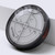Metal 60mm Diameter Bullseye Spirit Bubble Level, Degree Marking, Clear
