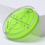 Acrylic 66mm Diameter Bullseye Spirit Bubble Level, Degree Marking, Clear
