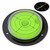 Acrylic Flanged Large Spirit Bubble Level, 80mm Diameter - Clear