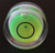 Acrylic 15mm Diameter Bullseye Spirit Bubble Level, Round, Circular, Green