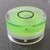 Acrylic 15mm Diameter Bullseye Spirit Bubble Level, Round, Circular, Green