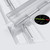 5x Clear Acrylic Piano Hinges 200mm x 42mm, Continuous Plastic Hinges