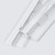 5x Clear Acrylic Piano Hinges 200mm x 42mm, Continuous Plastic Hinges
