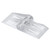 4x Clear Acrylic Micro Piano Hinges 39mm x 16mm, Continuous Plastic Hinges