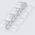 4x Clear Acrylic Micro Piano Hinges 39mm x 16mm, Continuous Plastic Hinges