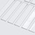 4x Clear 100mm Acrylic Low Profile Flexible Living Hinges, Continuous