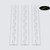 White Acrylic Piano Hinges 300mm, Continuous Plastic Hinges